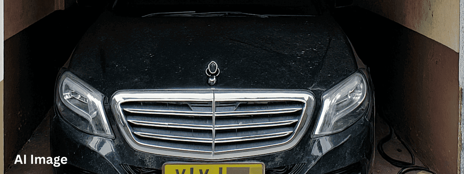 Bulletproof Benz Found Abandoned in Nugegoda